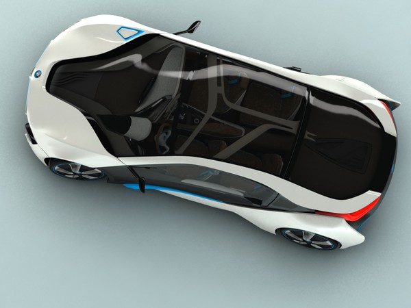 bmw i8 concept 3d model - BMW i8 Concept by vl_dm